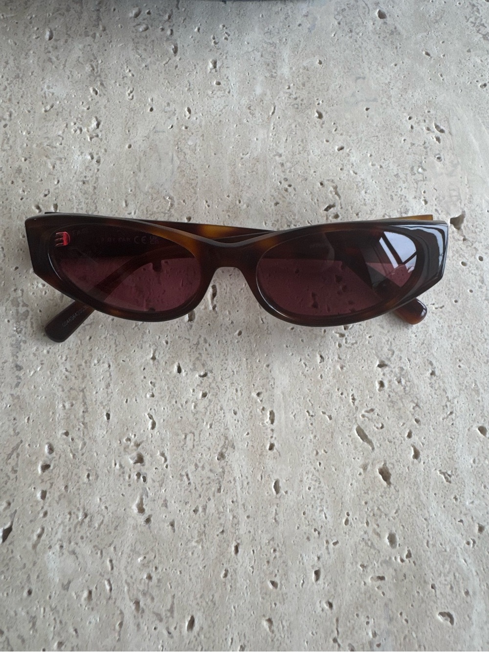 BY FAR Tortoiseshell Rodeo Sunglasses - Picture 7 of 15